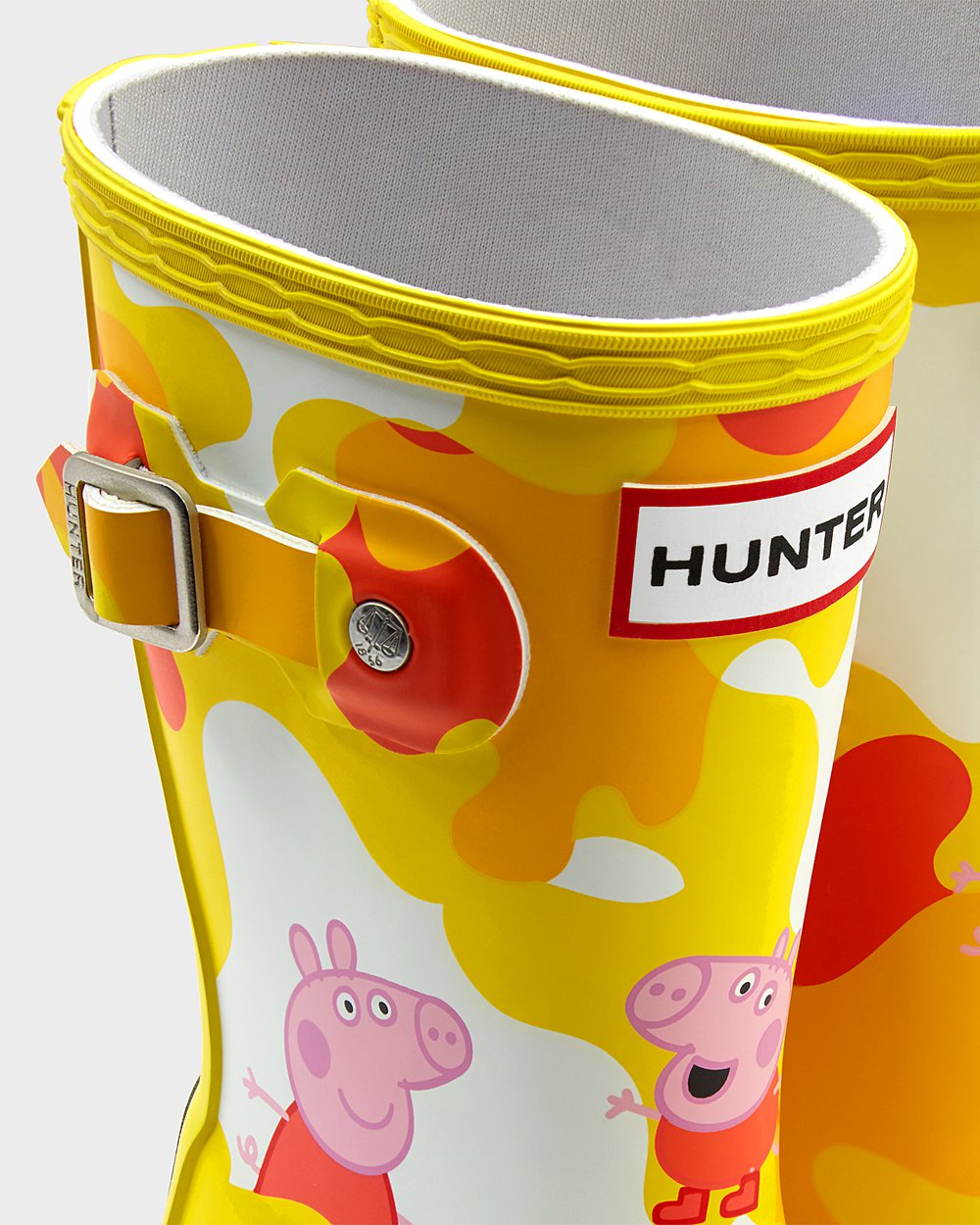 Botas De Agua Hunter Niños Original Little Peppa Pig - Amarillo - Argentina 3815RBNTQ